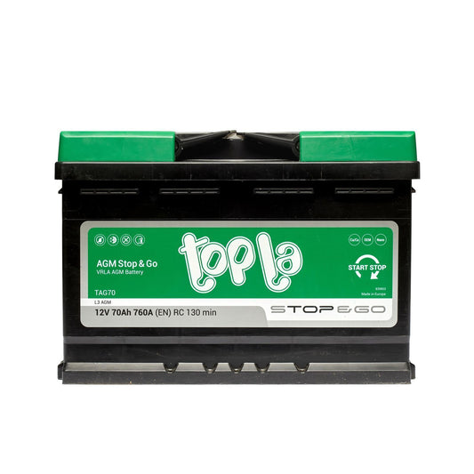Аккумулятор Topla AGM 70Ah 760A