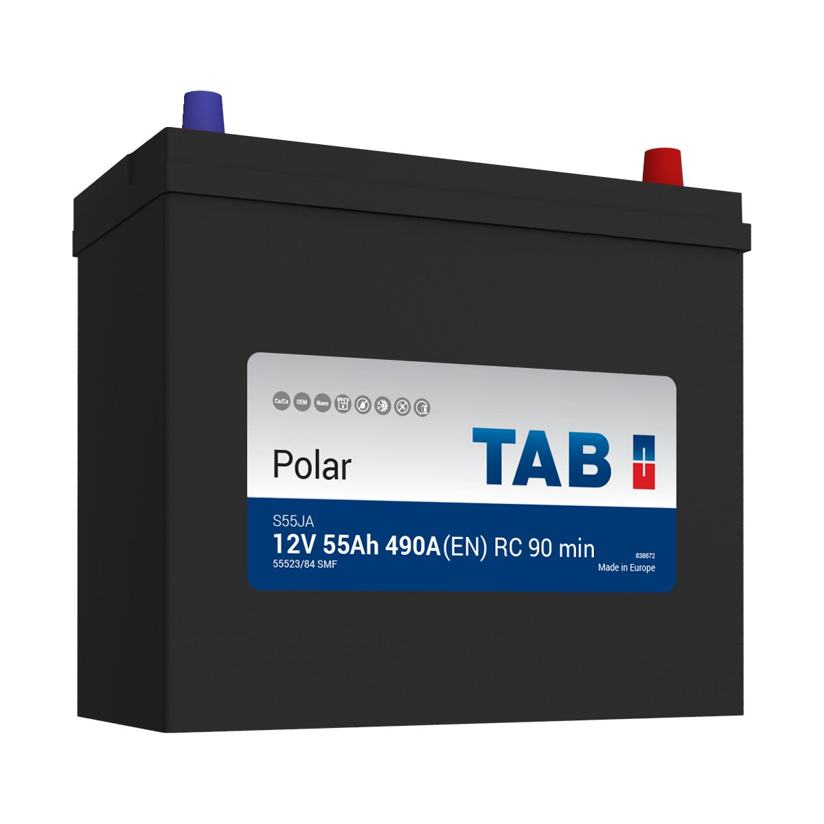 Аккумулятор TAB Polar 55 Asia 490A