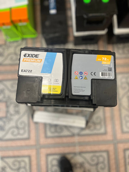 Аккумулятор EXIDE Premium 72Ah 720A
