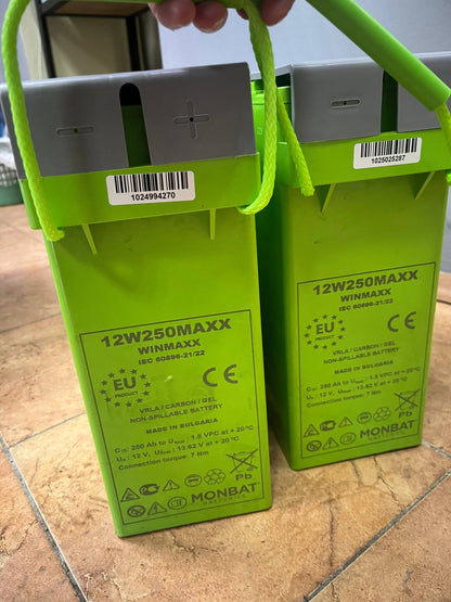 Акумулятор Monbat 12W250MAXX AGM