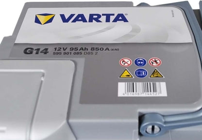 Аккумулятор VARTA SILVER DYNAMIC AGM 95Ah 850A (A5), этикетка сверху