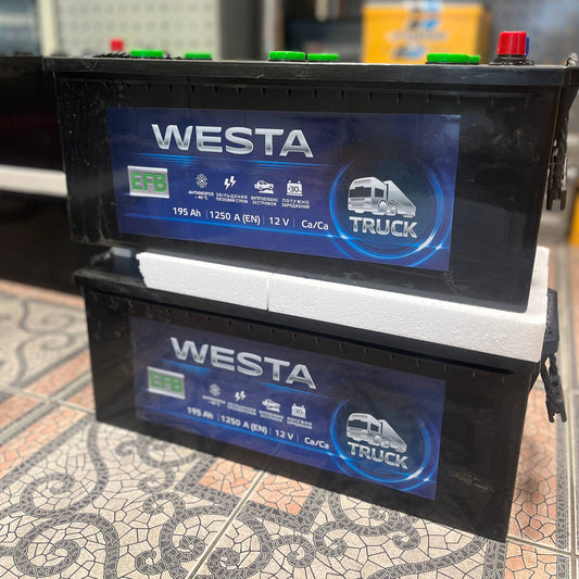 Грузовой аккумулятор Westa 6CT-195Ah EFB 1250A
