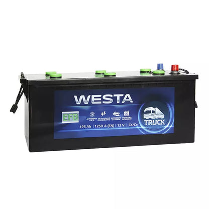 Грузовой аккумулятор Westa 6CT-195Ah EFB 1250A