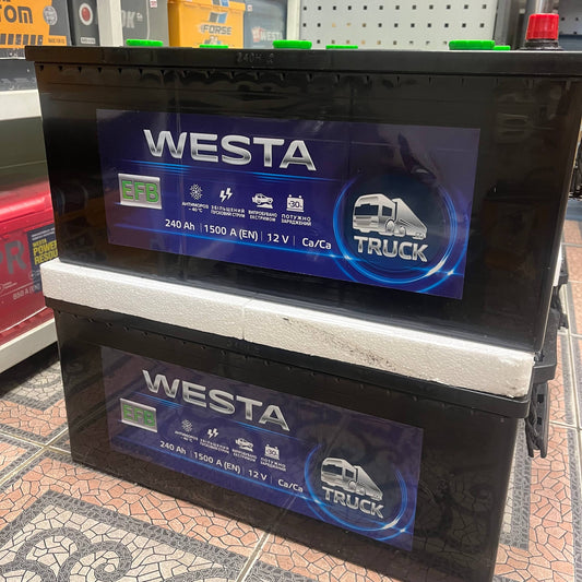 Грузовой аккумулятор Westa 6CT-240Ah EFB 1500A