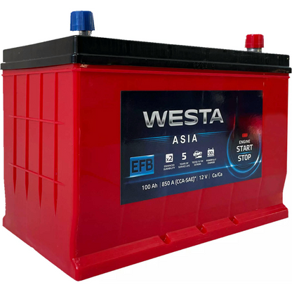 Аккумулятор Westa 6CT-100Ah EFB Asia