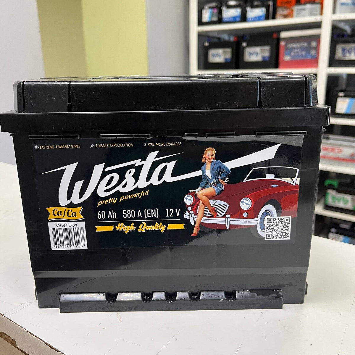 Аккумулятор Westa Pretty Powerful 60Ah 580A