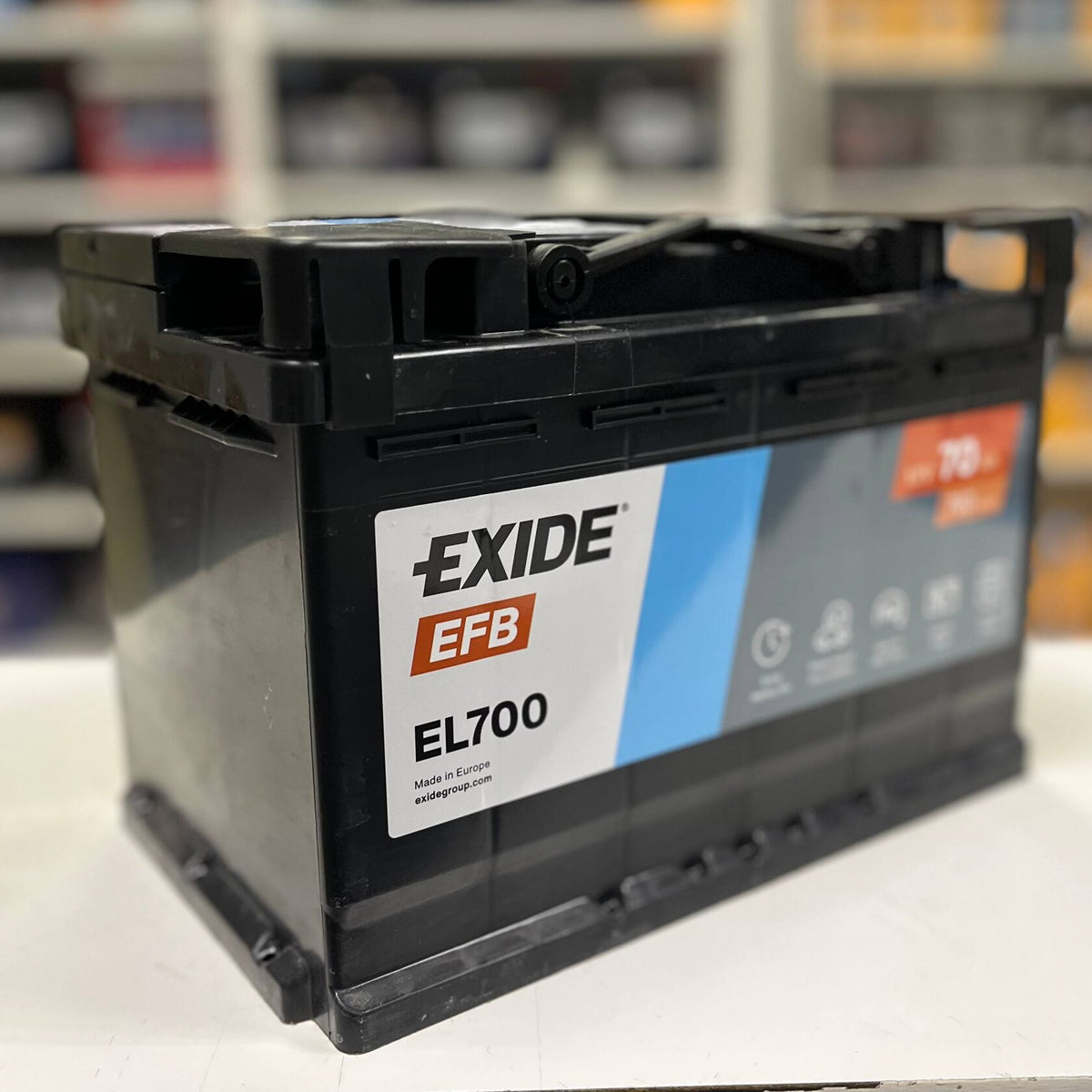 Аккумулятор EXIDE EFB 70Ah 760A Start-Stop