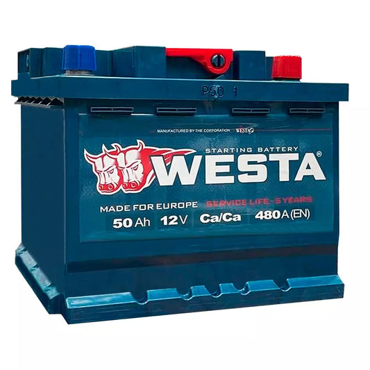 Аккумулятор WESTA 50Ah 480A