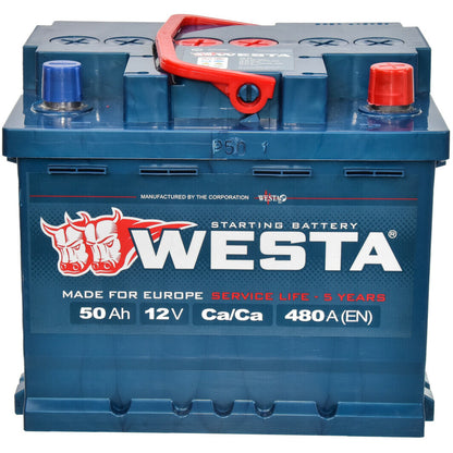 Аккумулятор WESTA 50Ah 480A