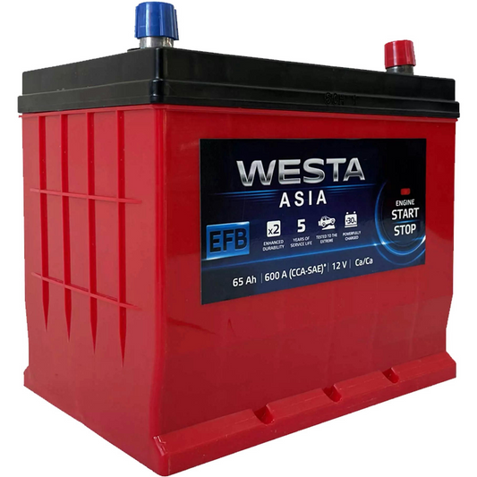 Аккумулятор WESTA EFB 65Ah 600A Asia Start-Stop
