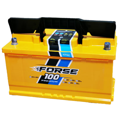 Аккумулятор FORSE Premium 100Ah, вид сбоку