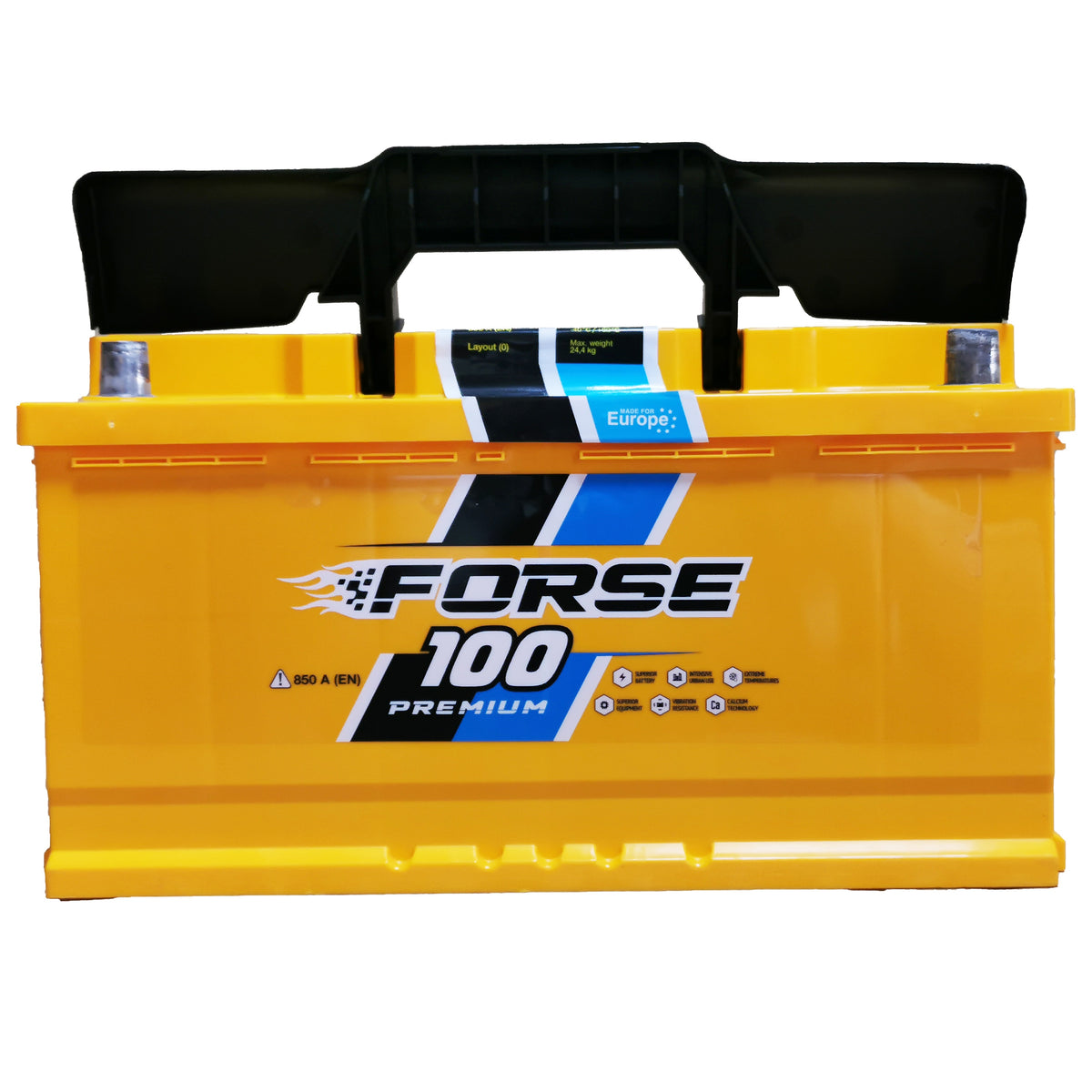 Аккумулятор FORSE Premium 100Ah, вид спереди