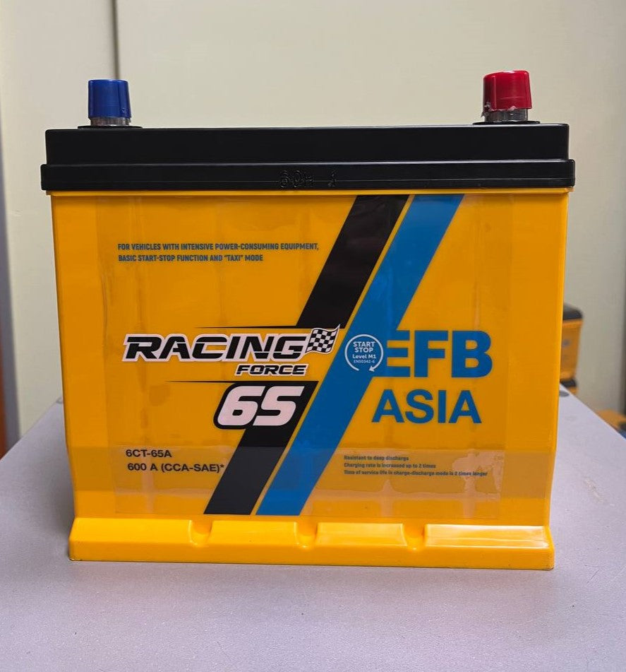 Аккумулятор RACING FORCE EFB 65Ah Asia START STOP