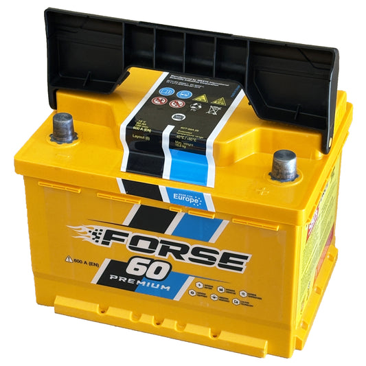 Аккумулятор FORSE 60Ah Premium, вид спереди