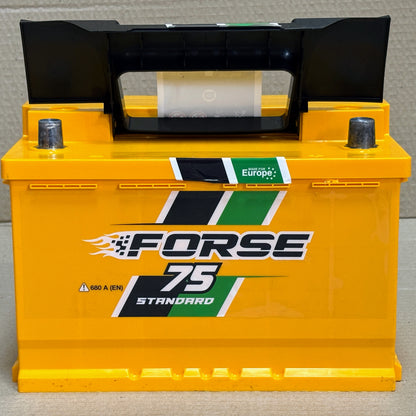 Аккумулятор FORSE Standart 75Ah 680A, ещё ракурс