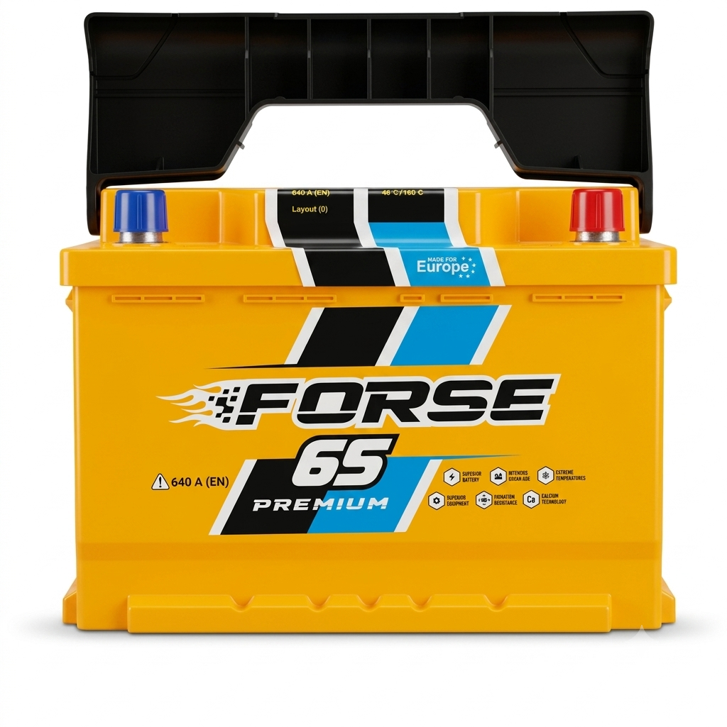 Аккумулятор FORSE Premium 65Ah, вид сбоку