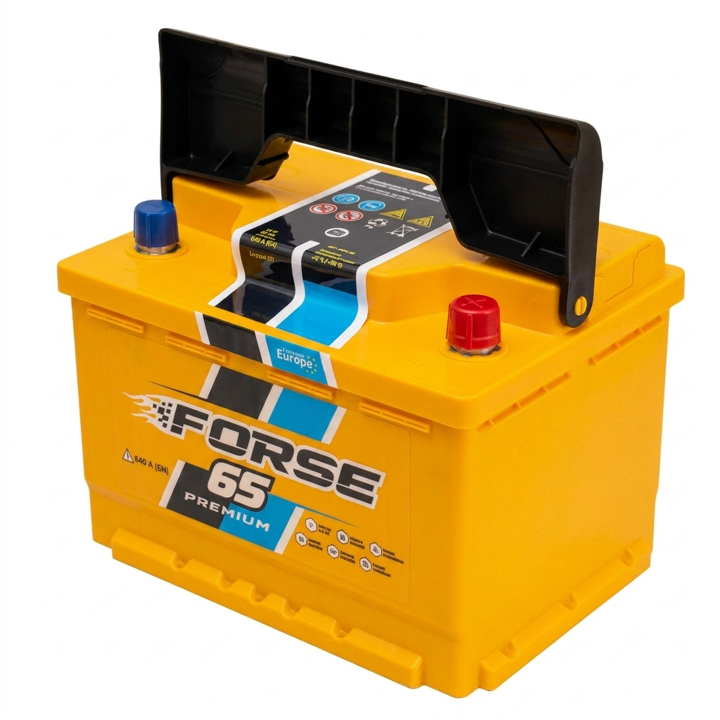 Аккумулятор FORSE Premium 65Ah, вид спереди
