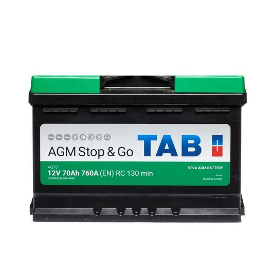 Акумулятор TAB AGM 70Ah 760A