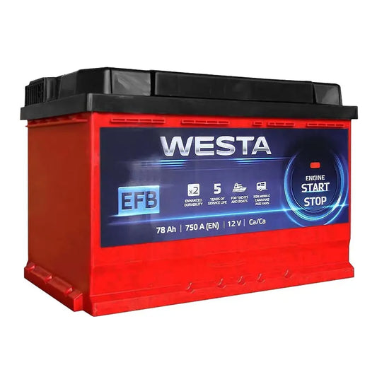Акумулятор Westa 78Ah EFB