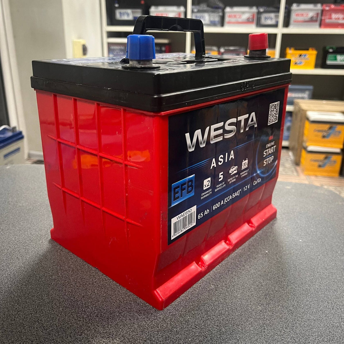 Аккумулятор WESTA EFB 65Ah 600A Asia Start-Stop