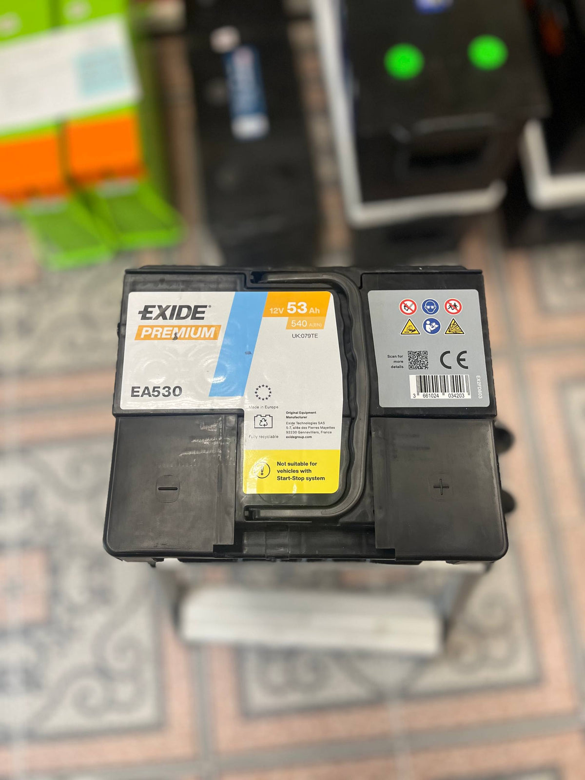 Аккумулятор EXIDE Premium 53Ah 540A