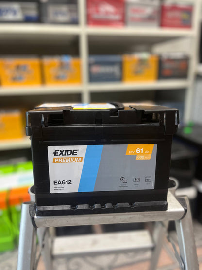 Аккумулятор EXIDE Premium 61Ah 600A