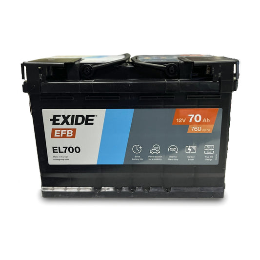 Аккумулятор EXIDE EFB 70Ah 760A Start-Stop