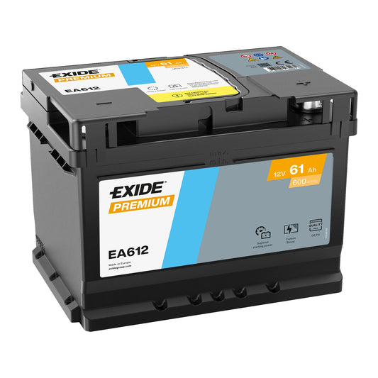 Аккумулятор EXIDE Premium 61Ah 600A
