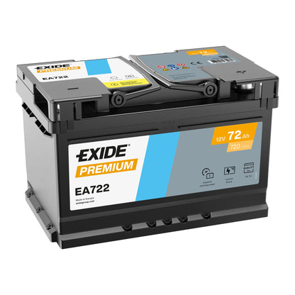 Аккумулятор EXIDE Premium 72Ah 720A