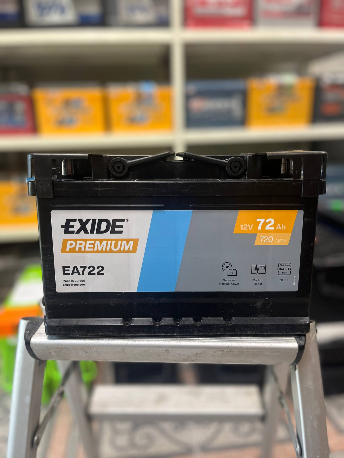 Аккумулятор EXIDE Premium 72Ah 720A