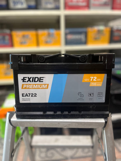 Аккумулятор EXIDE Premium 72Ah 720A