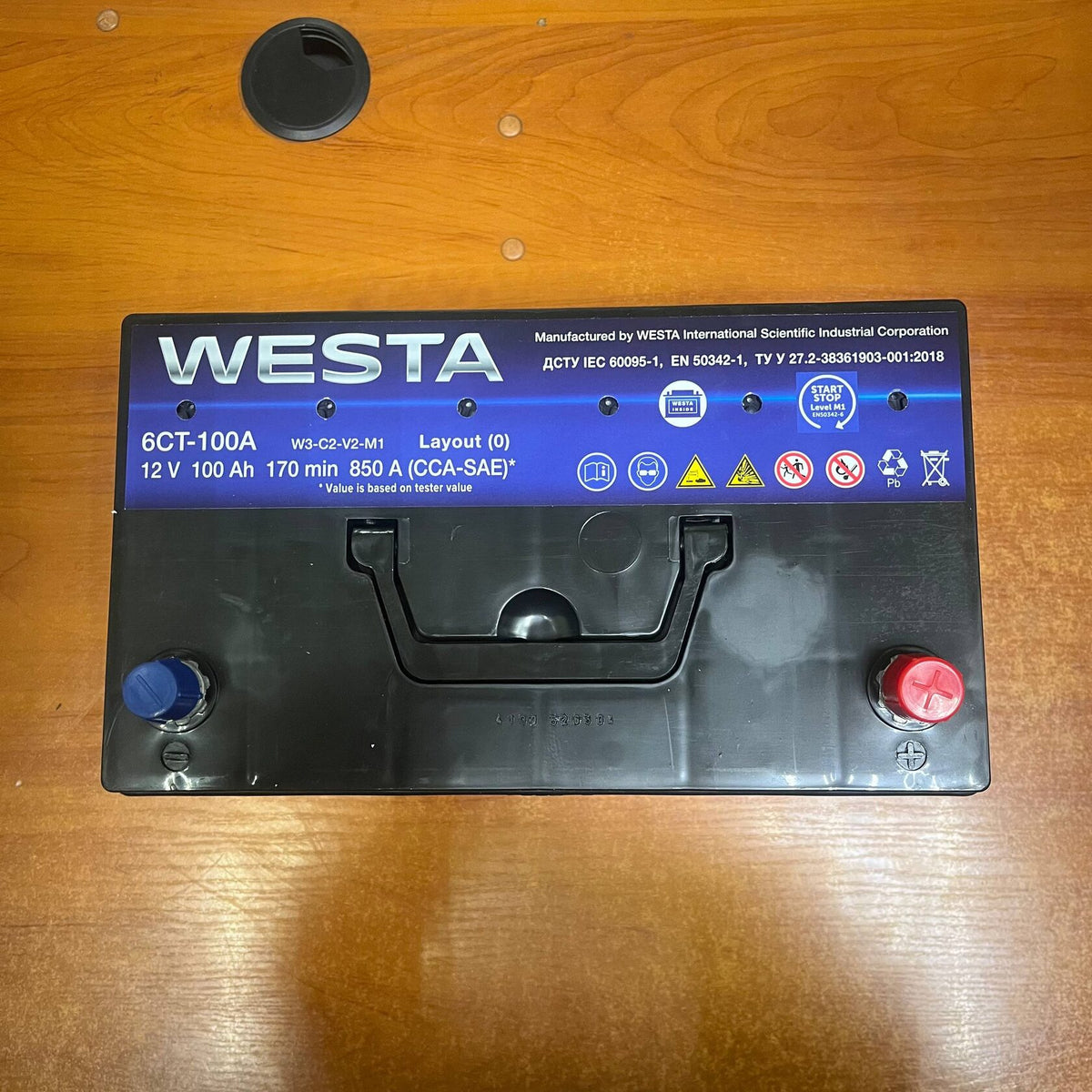 Аккумулятор Westa 6CT-100Ah EFB Asia