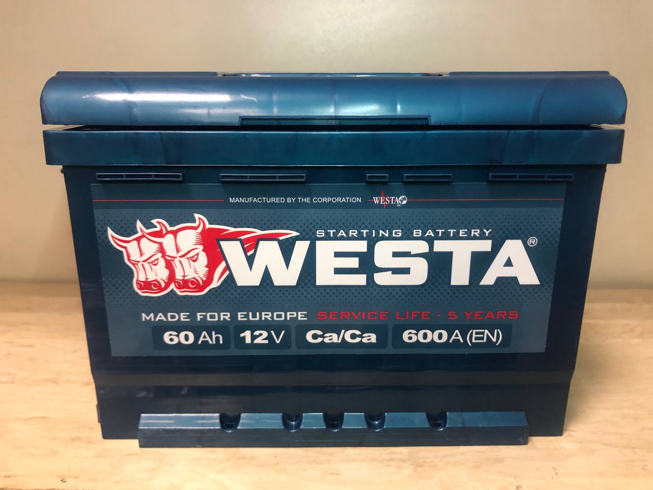 Аккумулятор WESTA 60Ah 600A
