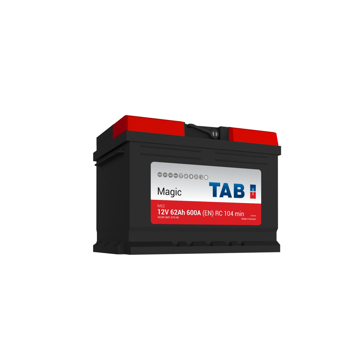 Аккумулятор TAB Magic 62Ah 600A (M62)