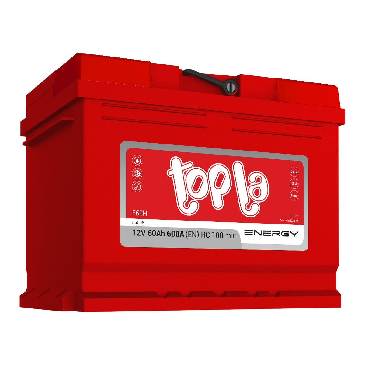 Аккумулятор Topla Energy 60Ah 600A