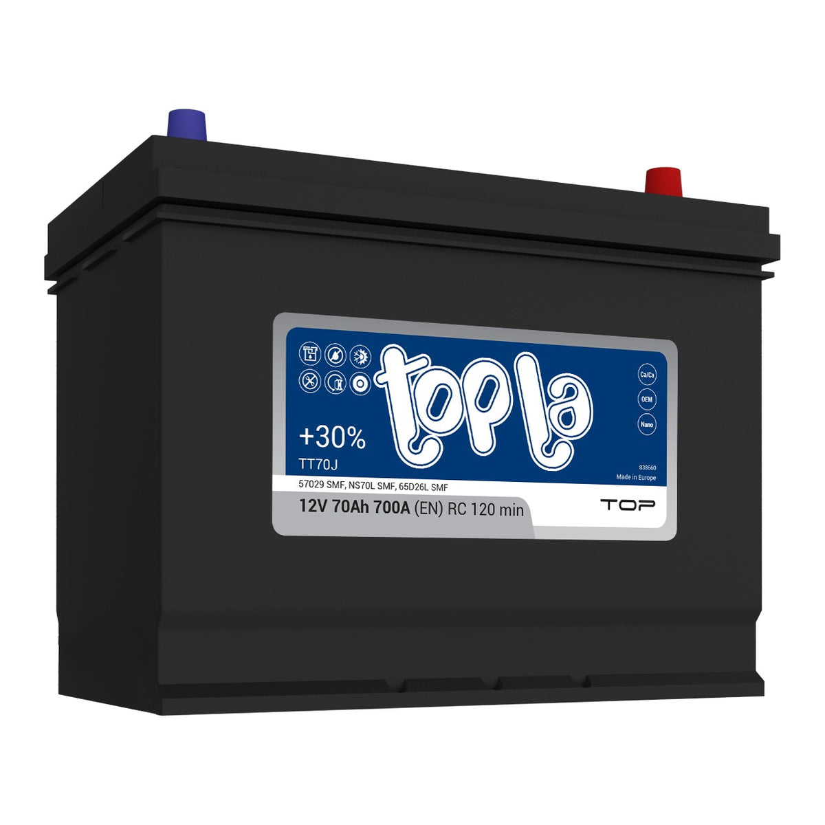 Аккумулятор Topla Top 70Ah Asia 700A