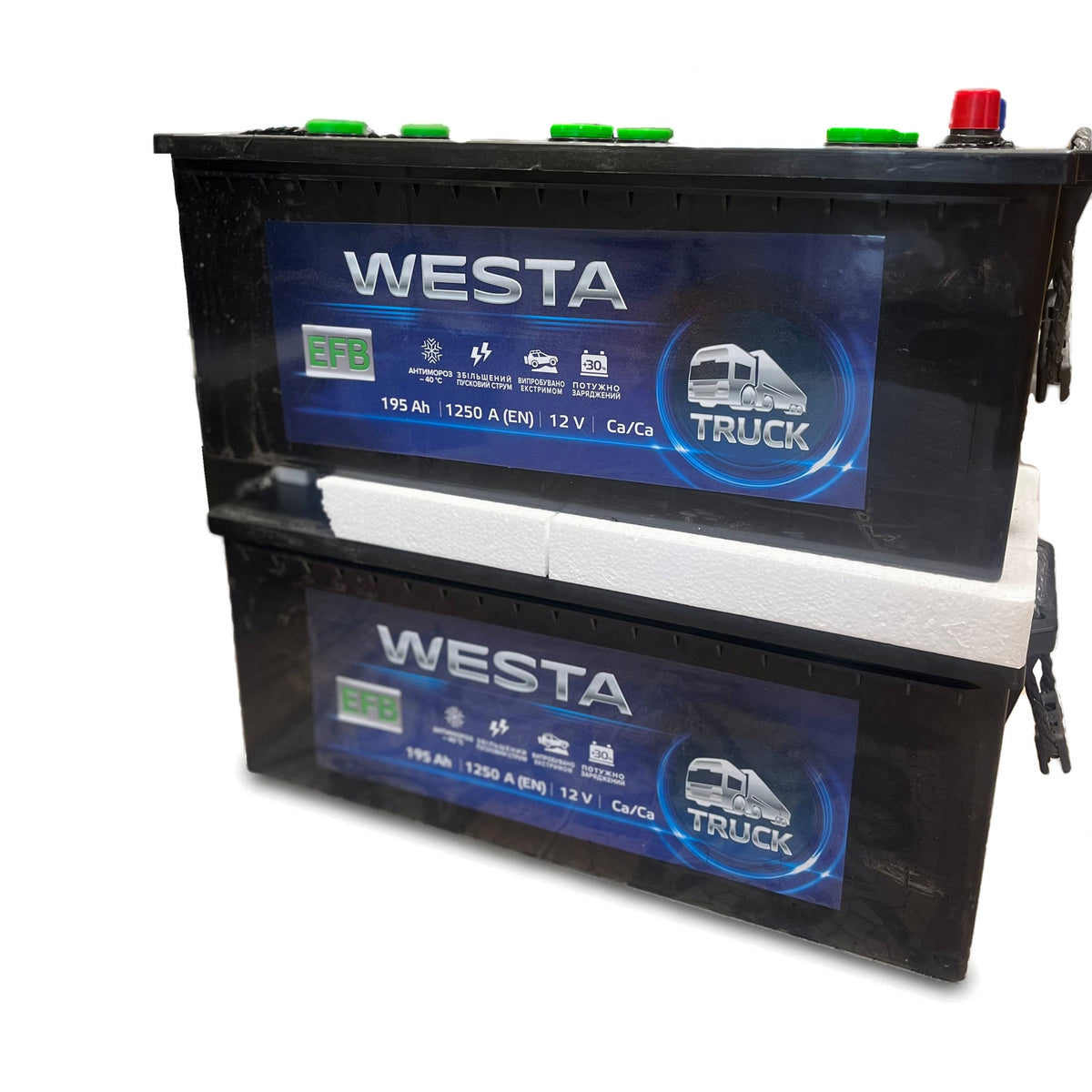 Грузовой аккумулятор Westa 6CT-195Ah EFB 1250A
