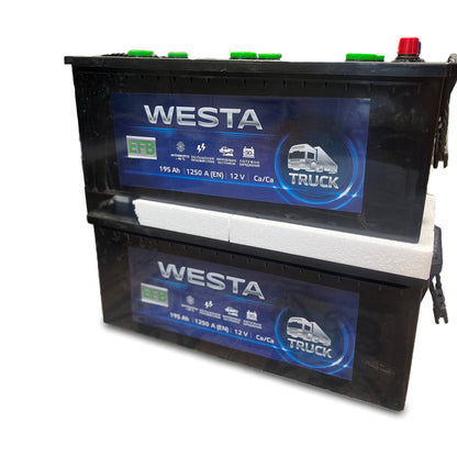 Грузовой аккумулятор Westa 6CT-195Ah EFB 1250A