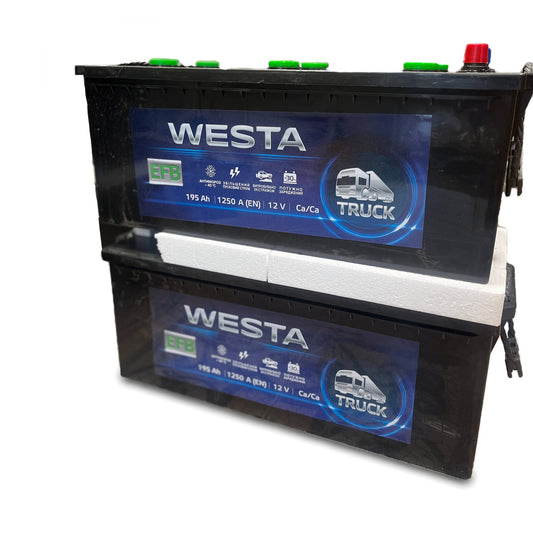 Грузовой аккумулятор Westa 6CT-195Ah EFB 1250A