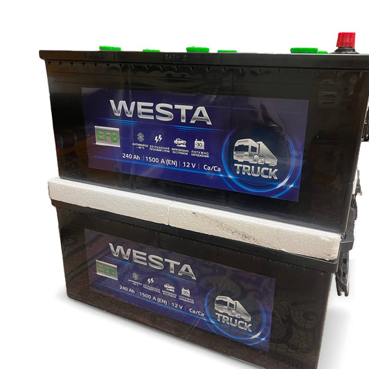 Грузовой аккумулятор Westa 6CT-240Ah EFB 1500A