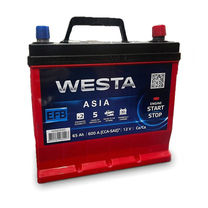 Аккумулятор WESTA EFB 65Ah 600A Asia Start-Stop