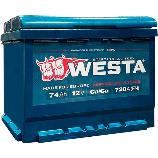 Аккумулятор Westa Premium 74Ah 720A